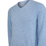 Sweater Cashemira Hombre Cash V Celeste Rockford