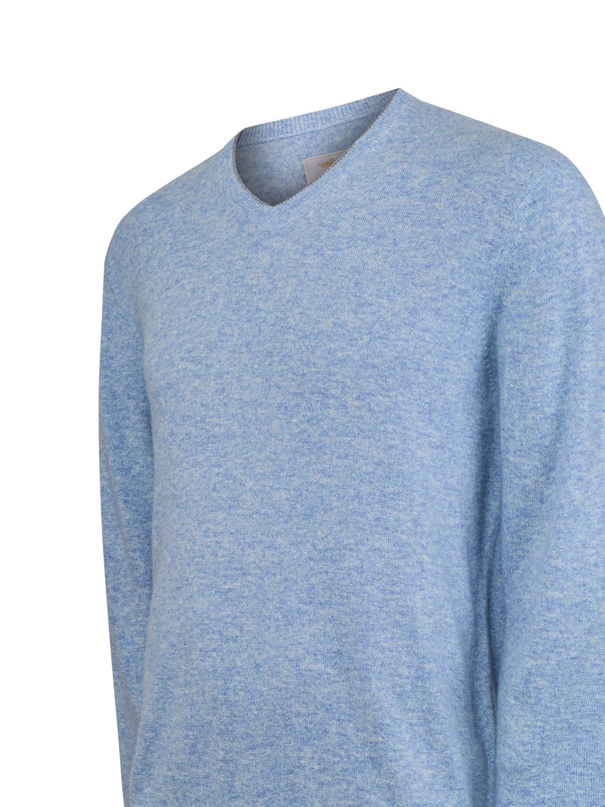 Sweater Cashemira Hombre Cash V Celeste Rockford