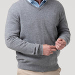 Sweater Cashemira Hombre Cash V Gris Rockford