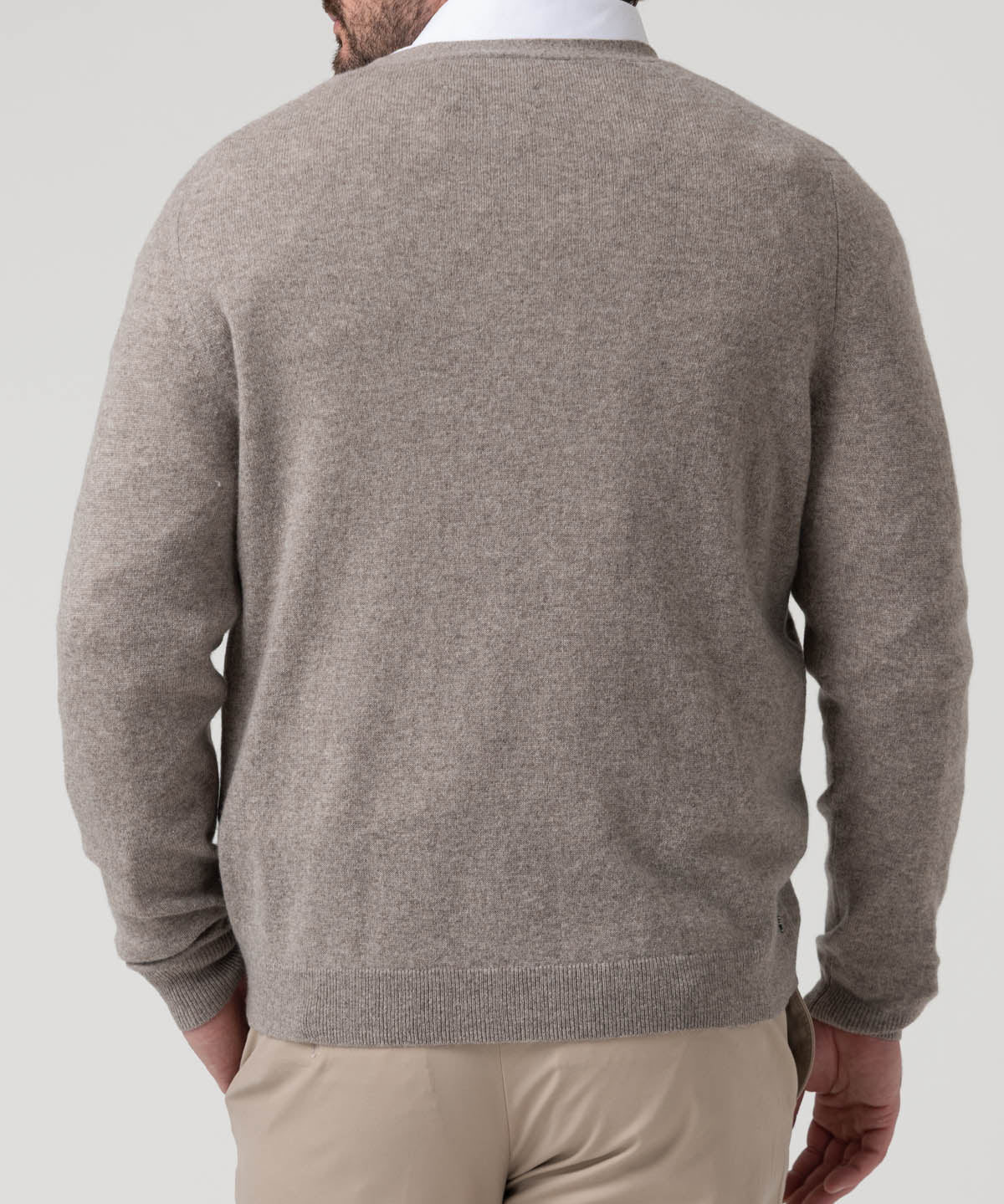Sweater Cashemira Hombre Cash But Beige Rockford
