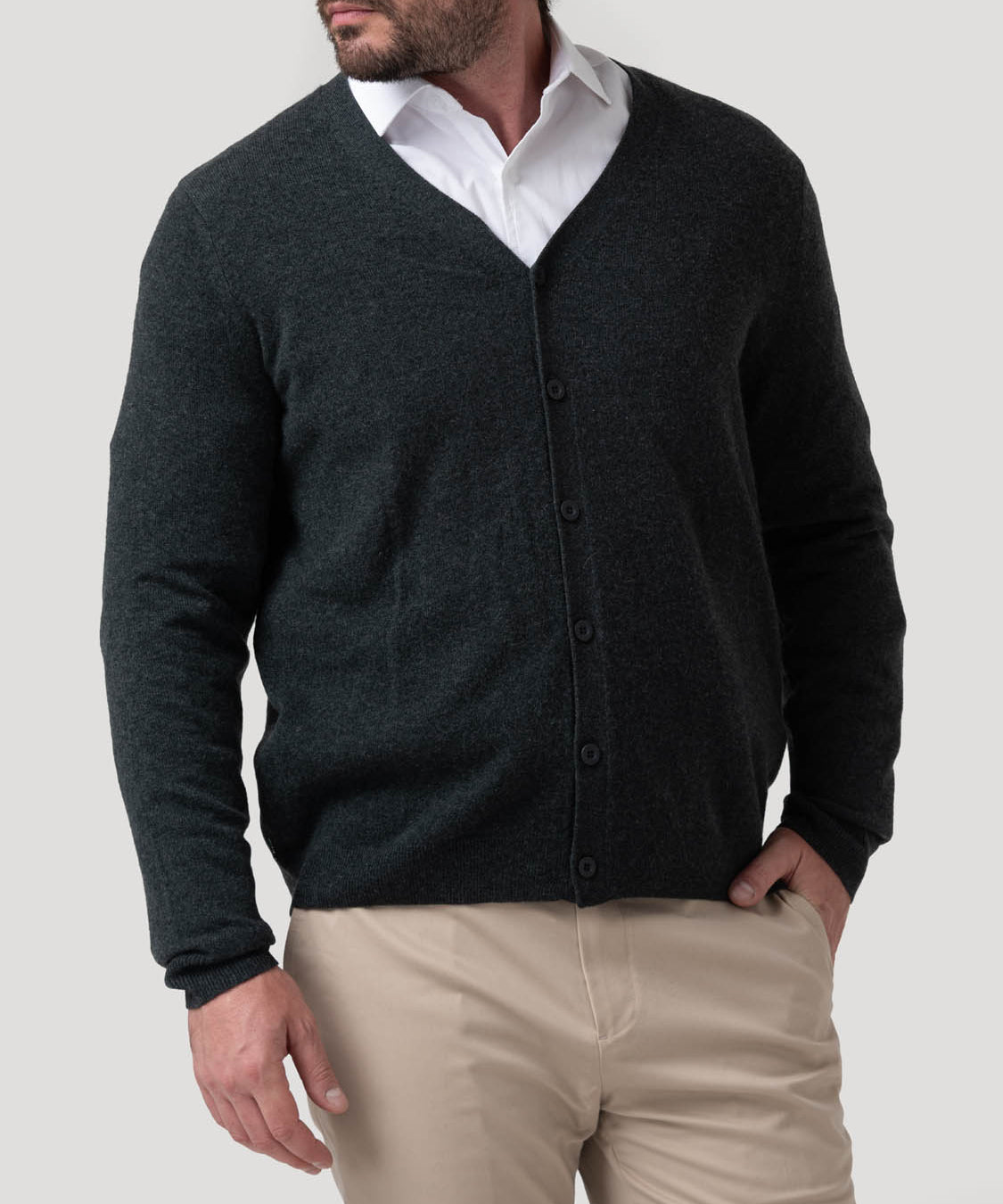 Sweater Cashemira Hombre Cash But Gris Rockford