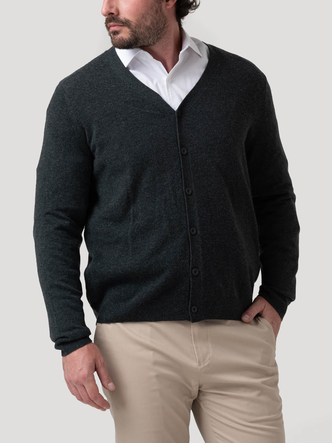 Sweater Cashemira Hombre Cash But Gris Rockford