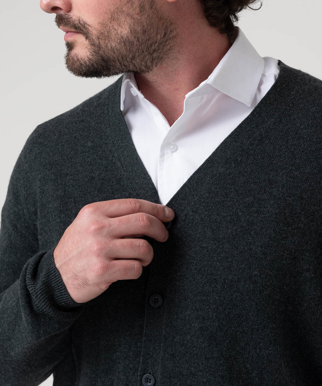 Sweater Cashemira Hombre Cash But Gris Rockford
