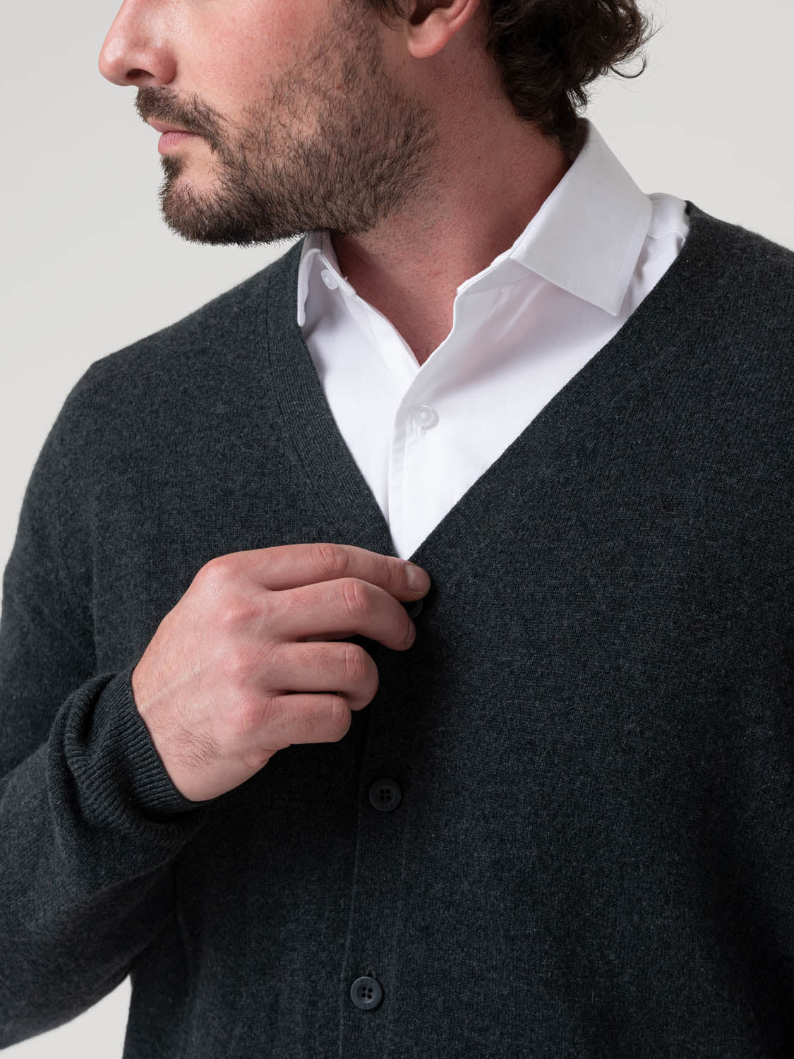 Sweater Cashemira Hombre Cash But Gris Rockford