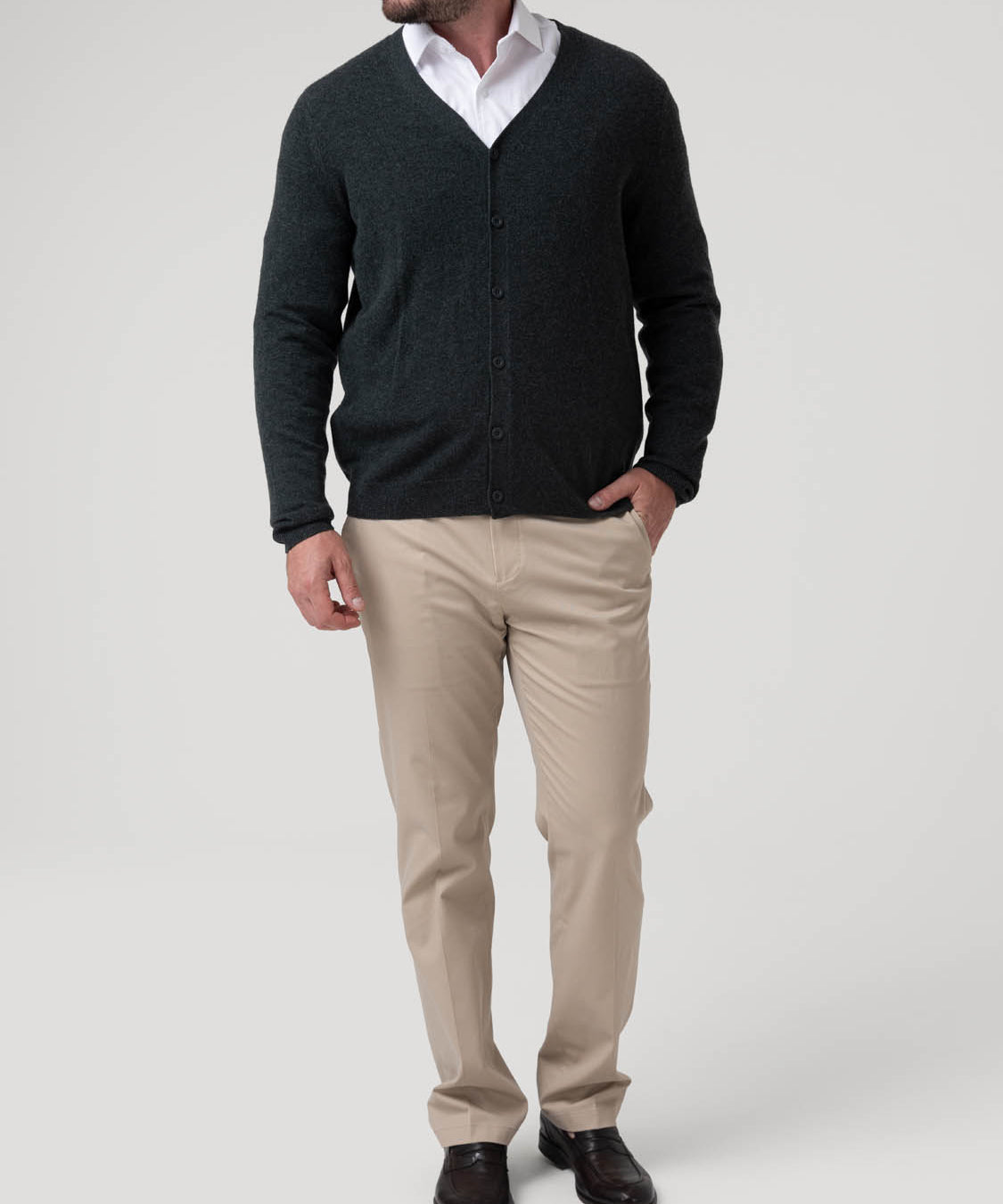 Sweater Cashemira Hombre Cash But Gris Rockford