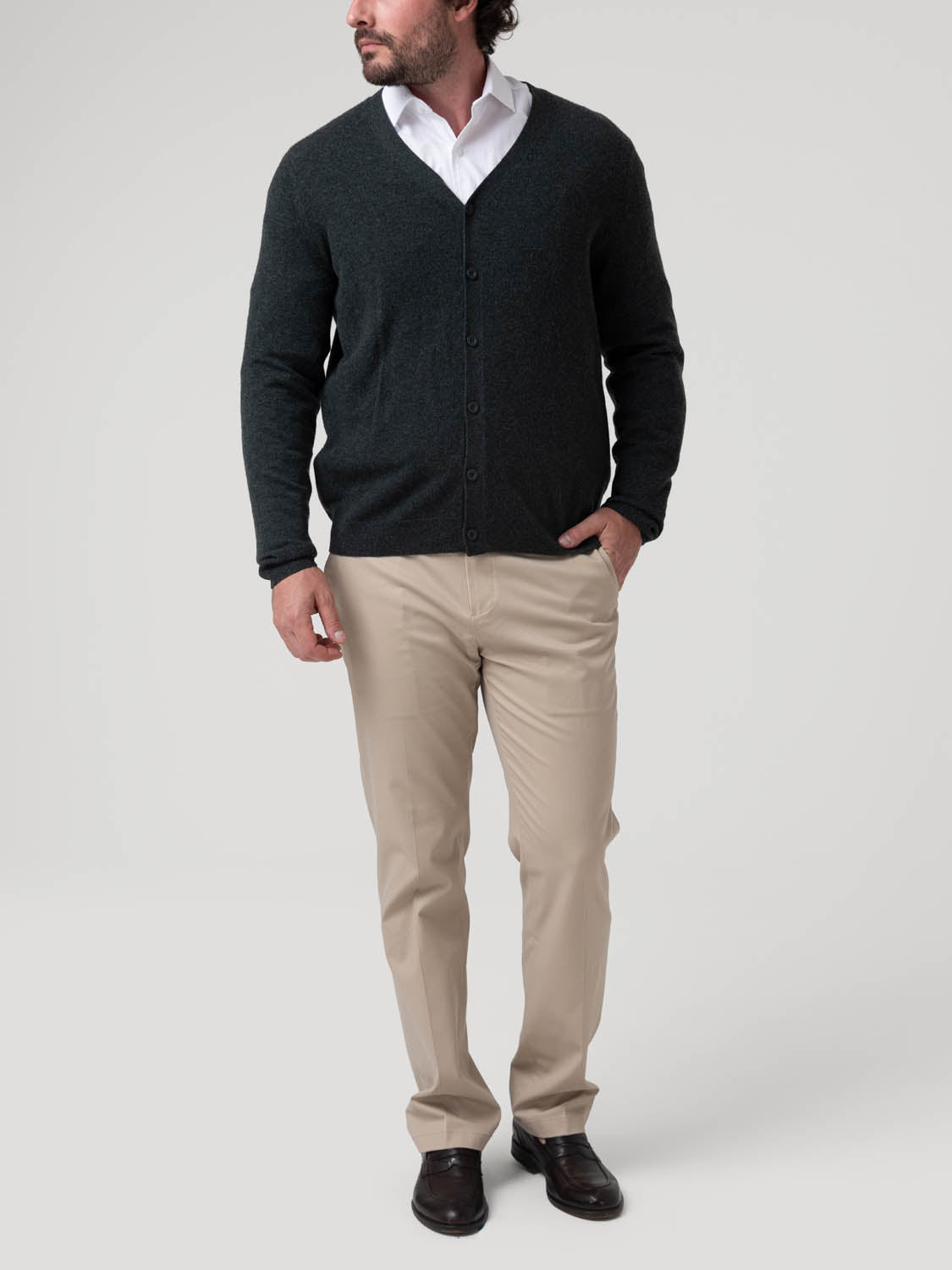 Sweater Cashemira Hombre Cash But Gris Rockford