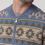 Sweater Poliéster Reciclado Hombre Aven Celeste Rockford