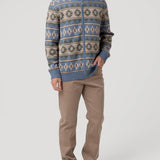 Sweater Poliéster Reciclado Hombre Aven Celeste Rockford