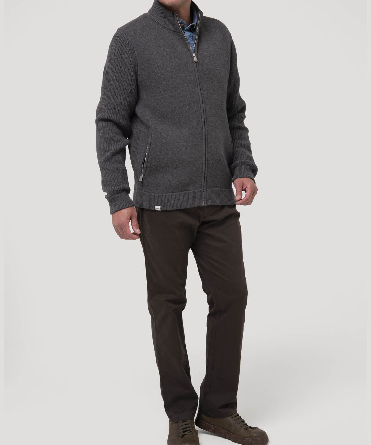Sweater Poliéster Hombre Keld Gris Oscuro Rockford