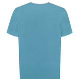 Polera Algodón Reciclado Hombre Essentpoc Celeste Rockford