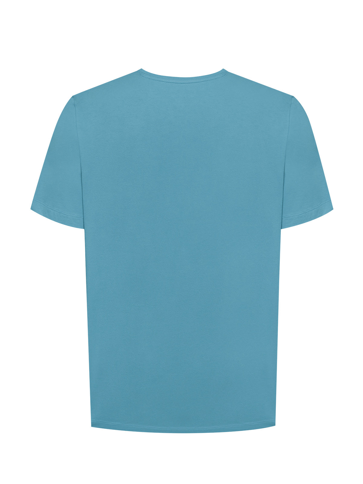 Polera Algodón Reciclado Hombre Essentpoc Celeste Rockford