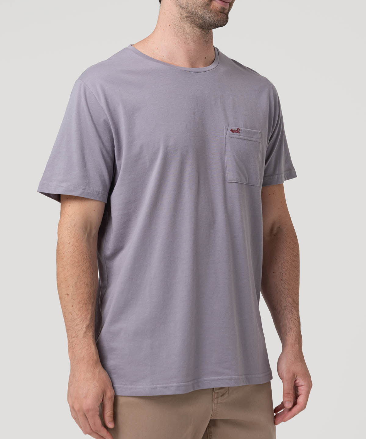 Polera Algodón Reciclado Hombre Essentpoc Azul Rockford