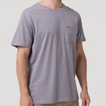 Polera Algodón Hombre Essentpoc Lila Rockford