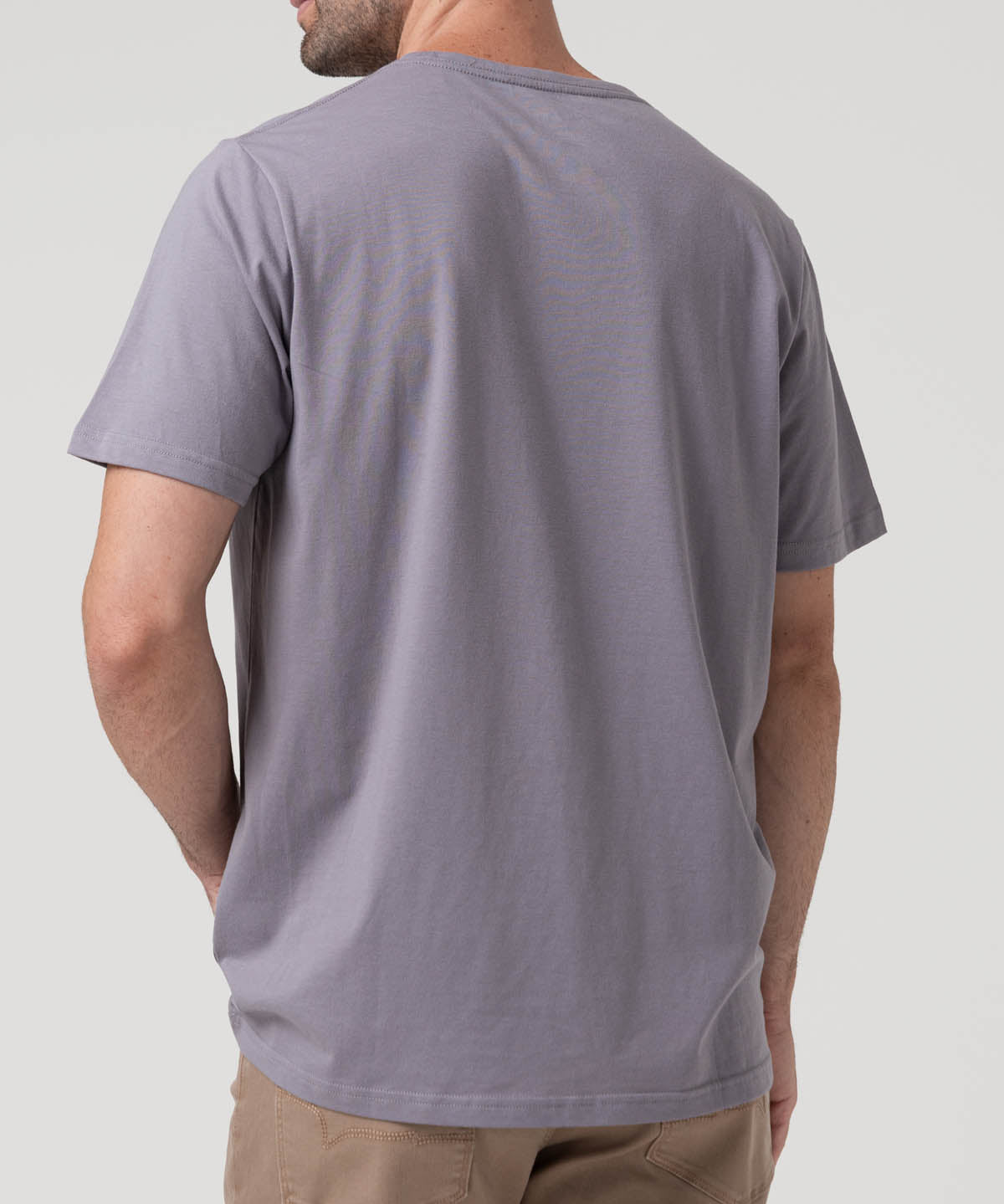 Polera Algodón Hombre Essentpoc Lila Rockford