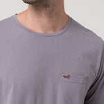 Polera Algodón Hombre Essentpoc Lila Rockford