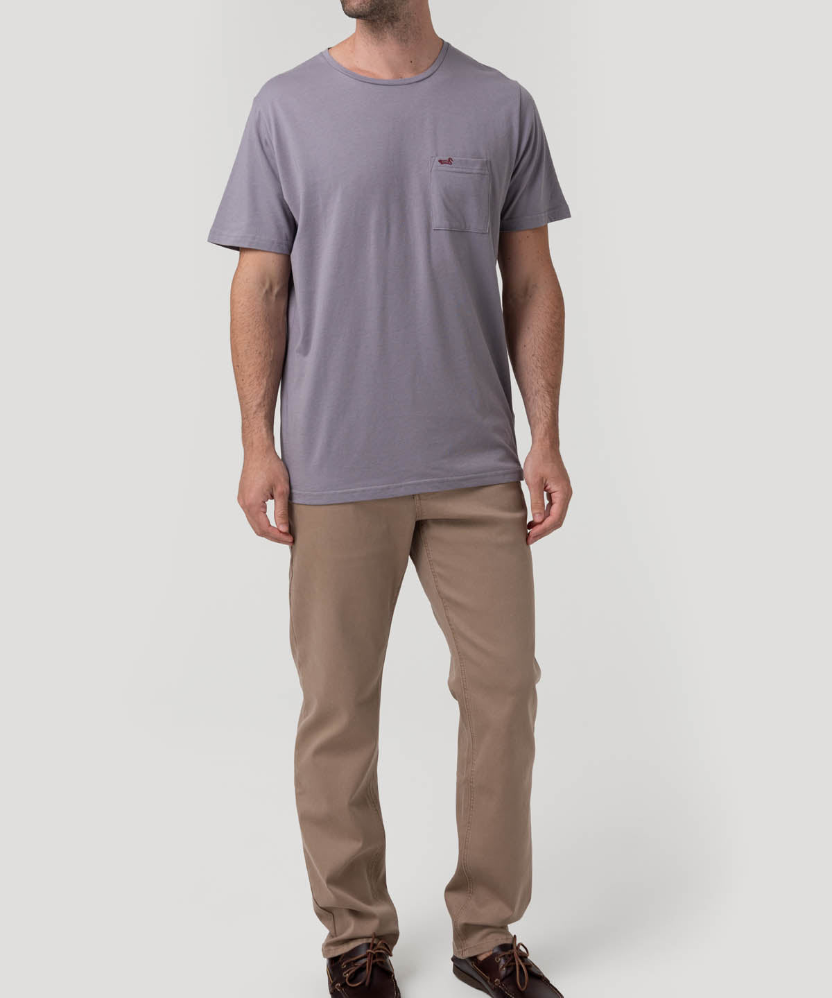 Polera Algodón Hombre Essentpoc Lila Rockford
