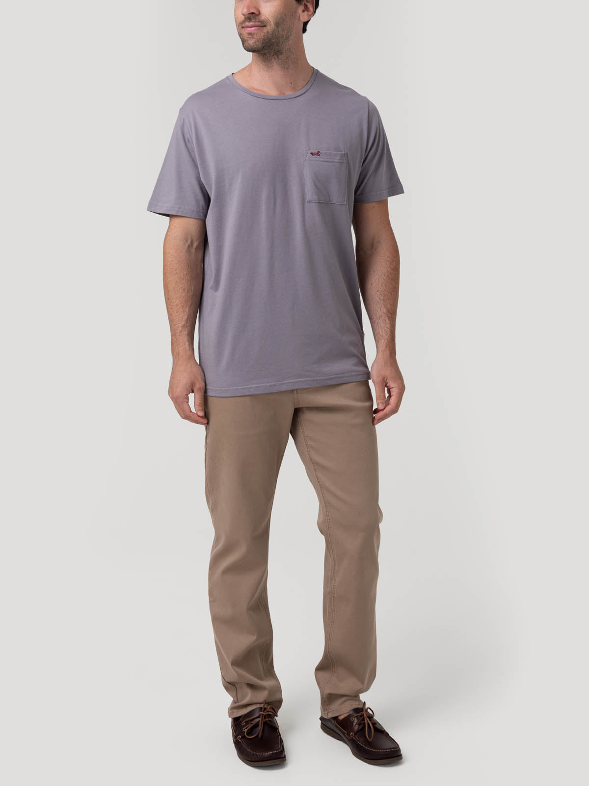 Polera Algodón Hombre Essentpoc Lila Rockford