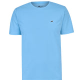 Polera Algodón Reciclado Hombre Essential Azul Rockford
