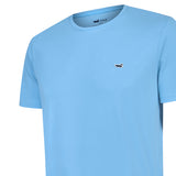 Polera Algodón Reciclado Hombre Essential Azul Rockford