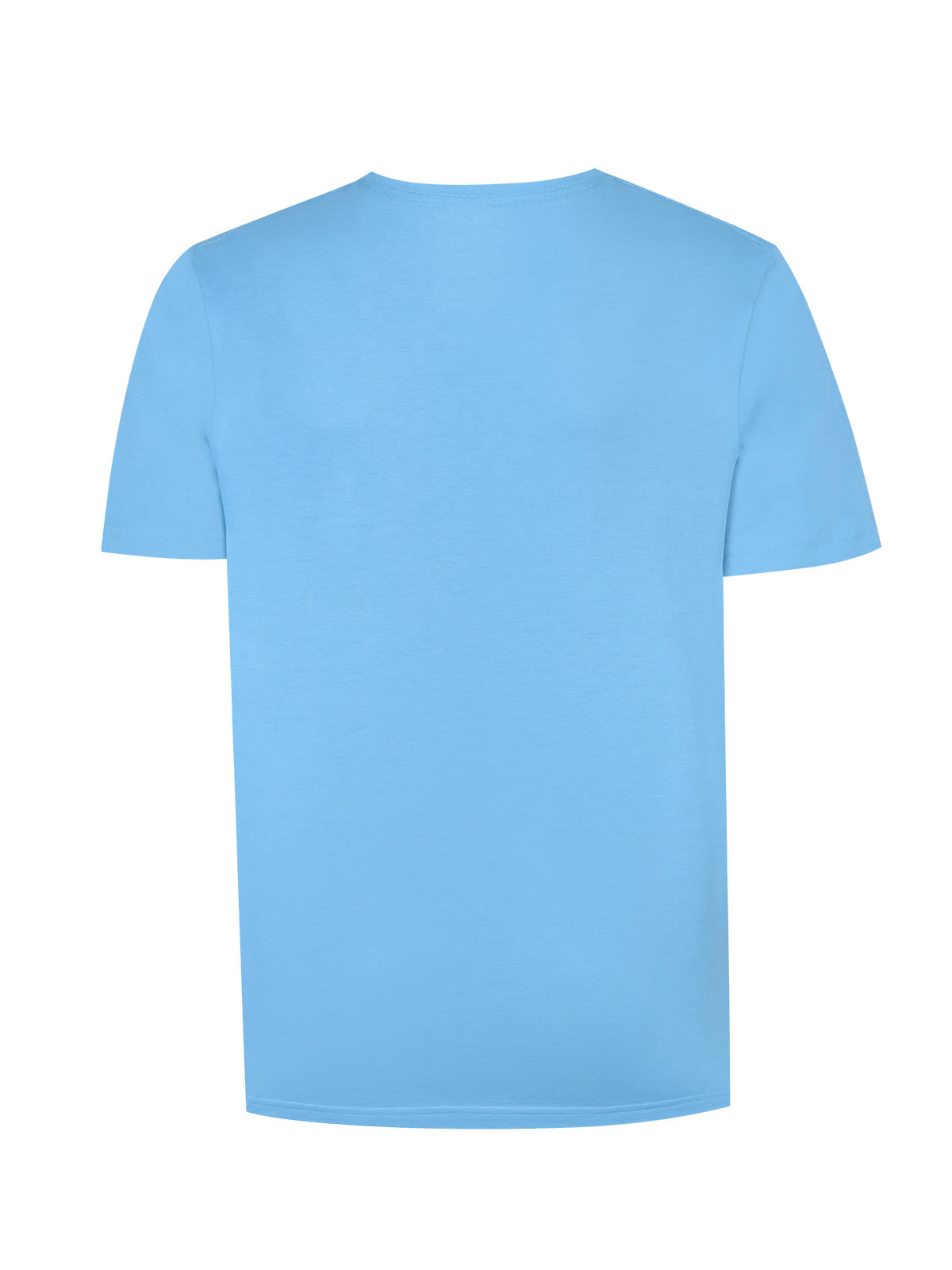 Polera Algodón Reciclado Hombre Essential Azul Rockford