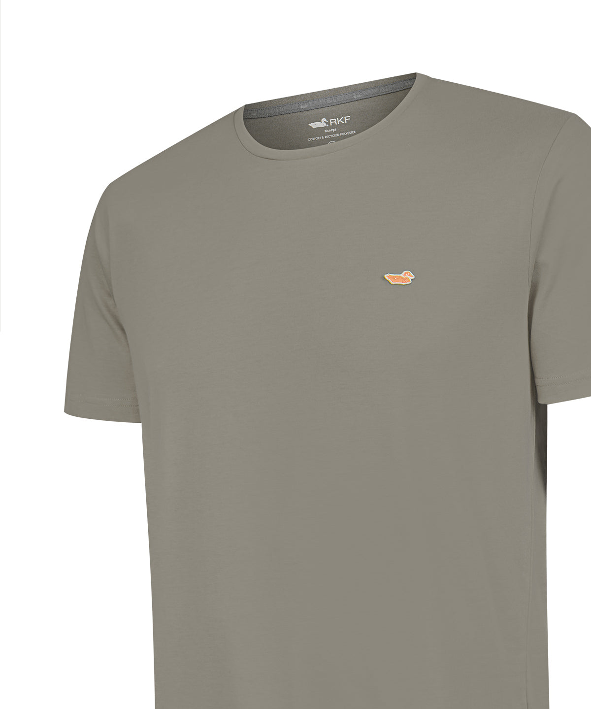 Polera Algodón Reciclado Hombre Essential Azul Rockford
