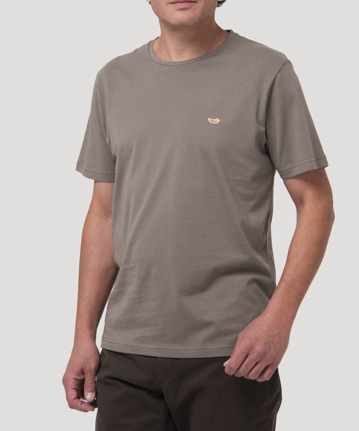 Polera Algodón Reciclado Hombre Essential Azul Rockford