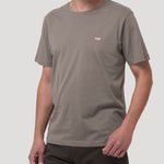 Polera Algodón Reciclado Hombre Essential Azul Rockford