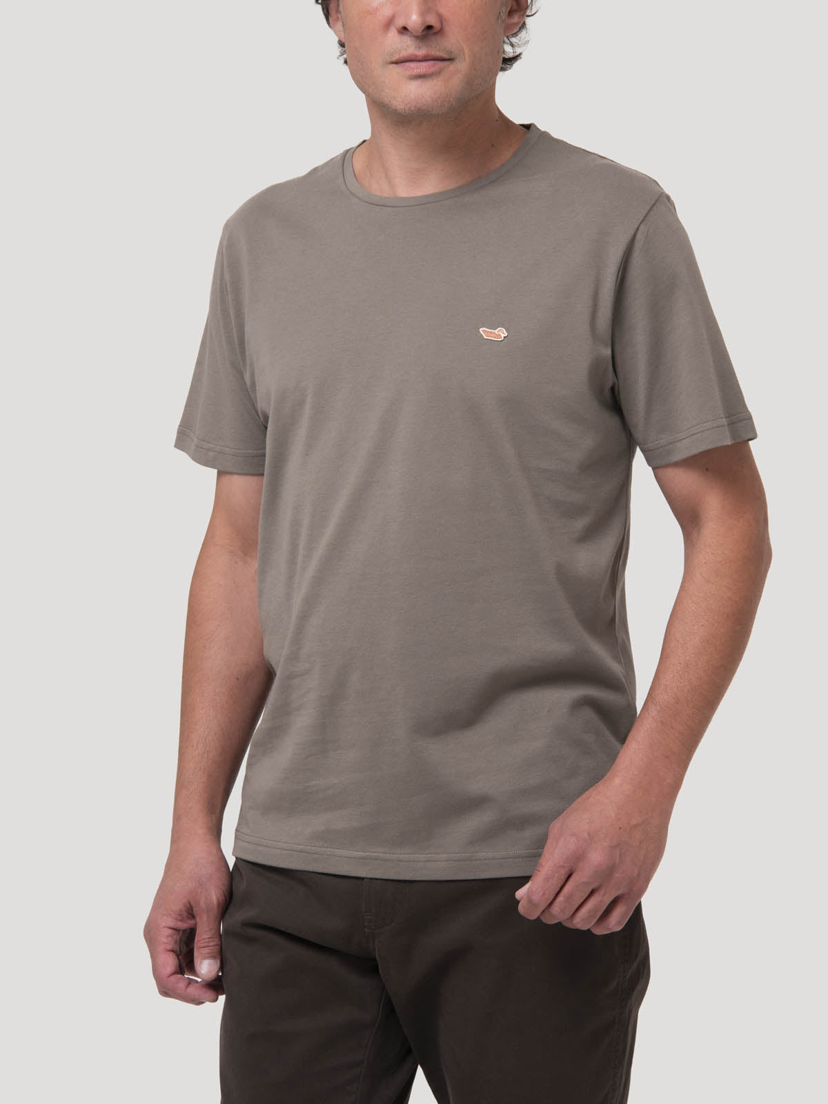 Polera Algodón Reciclado Hombre Essential Azul Rockford