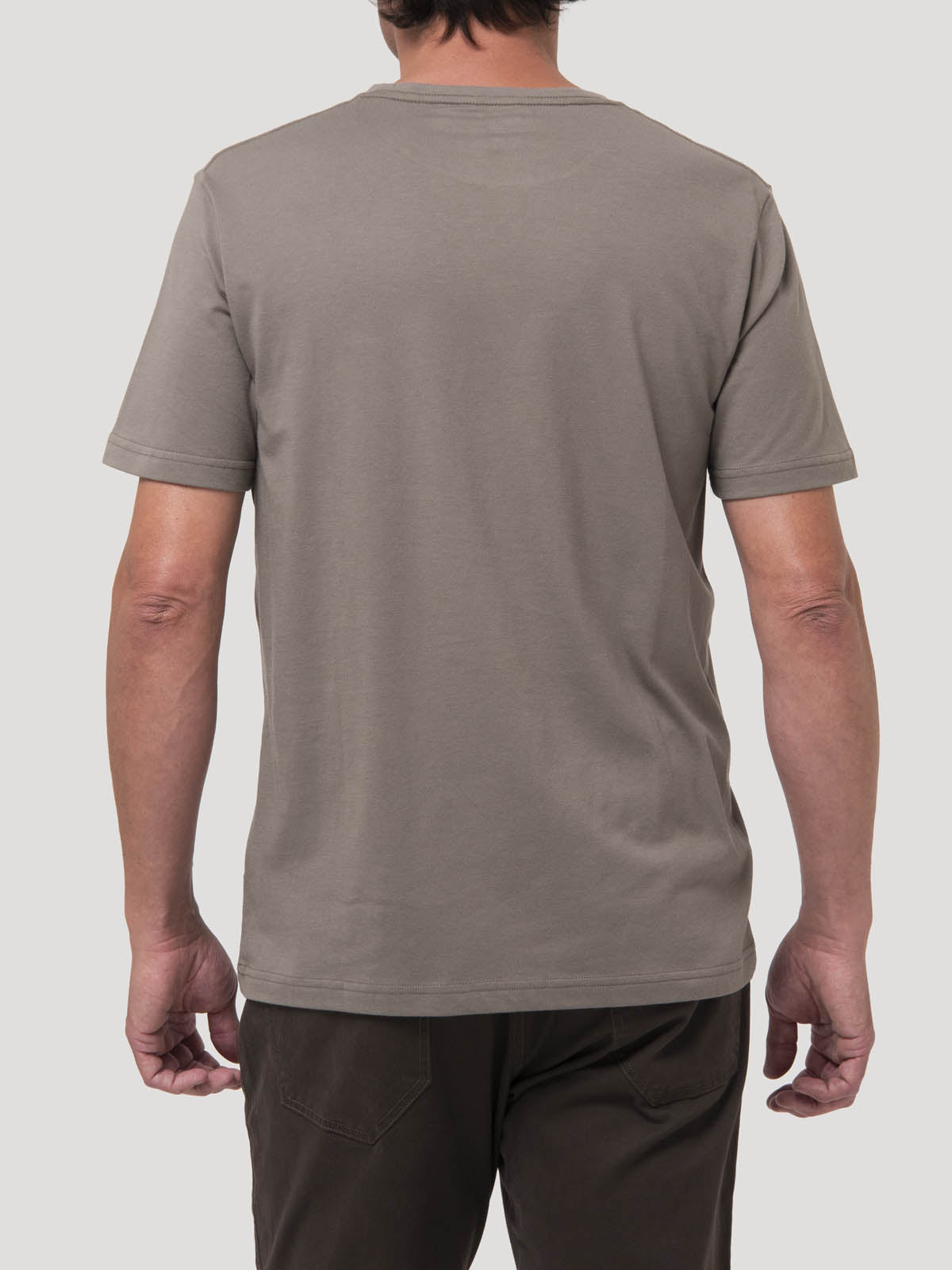 Polera Algodón Reciclado Hombre Essential Azul Rockford