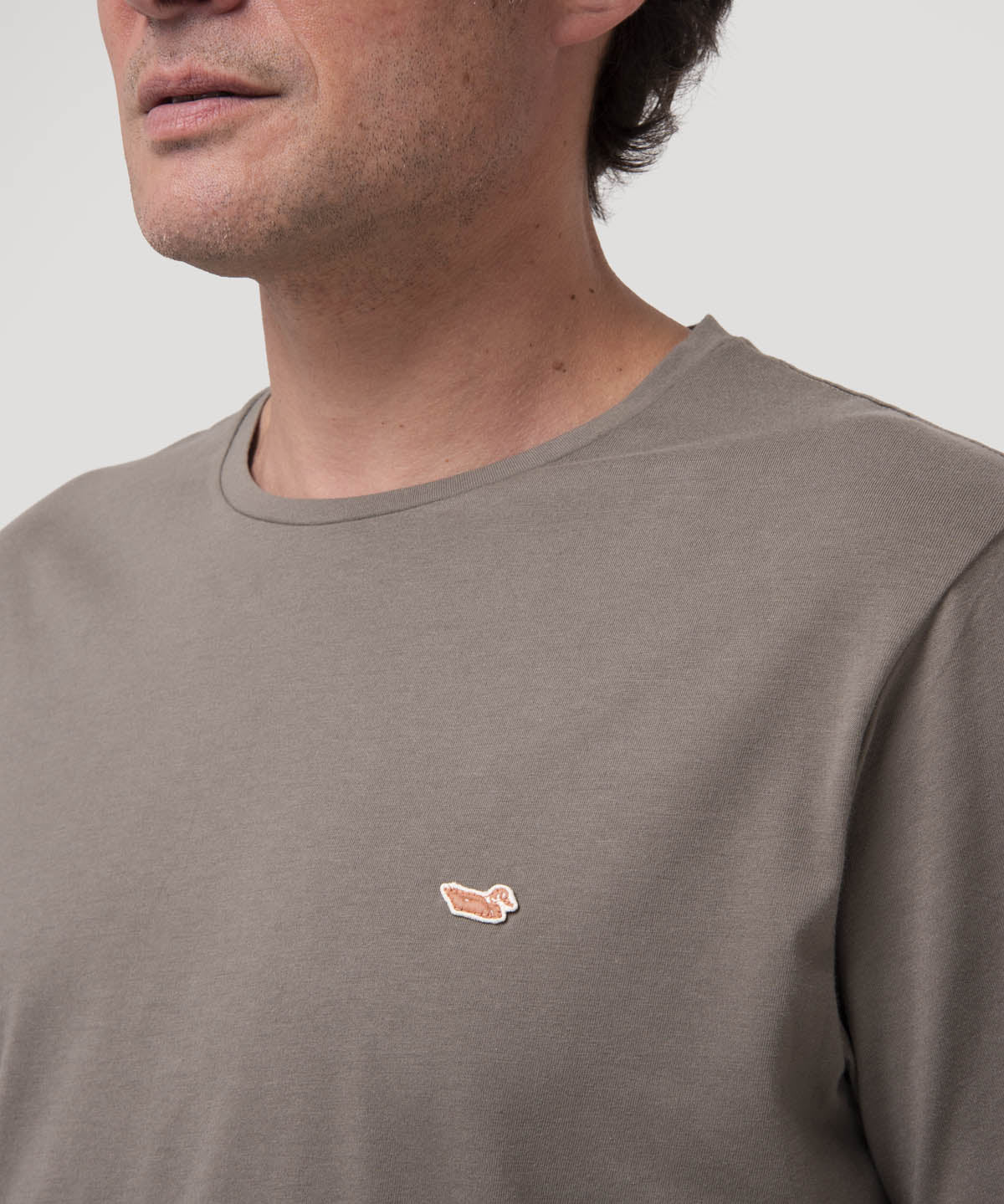 Polera Algodón Reciclado Hombre Essential Azul Rockford