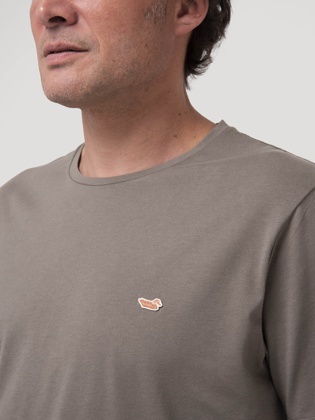 Polera Algodón Reciclado Hombre Essential Azul Rockford