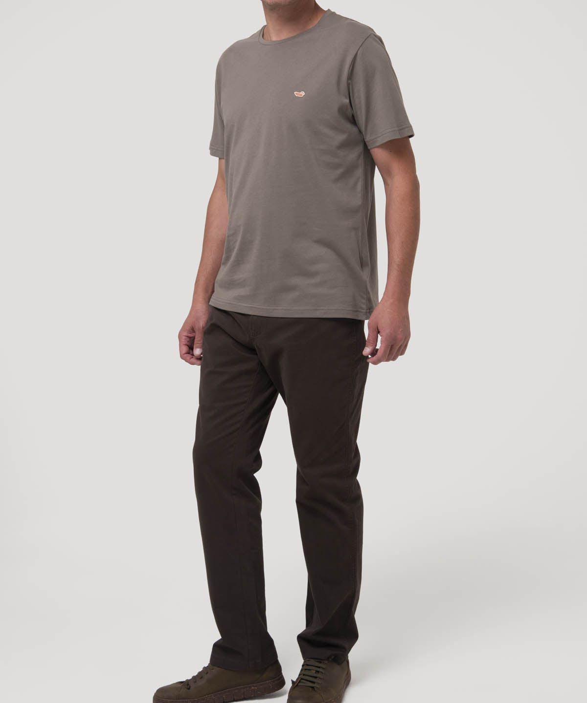 Polera Algodón Reciclado Hombre Essential Azul Rockford