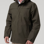 Impermeable Poliéster Reciclado Hombre Rain Verde Rockford