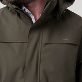 Impermeable Poliéster Reciclado Hombre Rain Verde Rockford