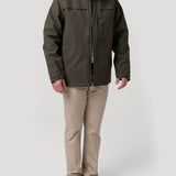 Impermeable Poliéster Reciclado Hombre Rain Verde Rockford