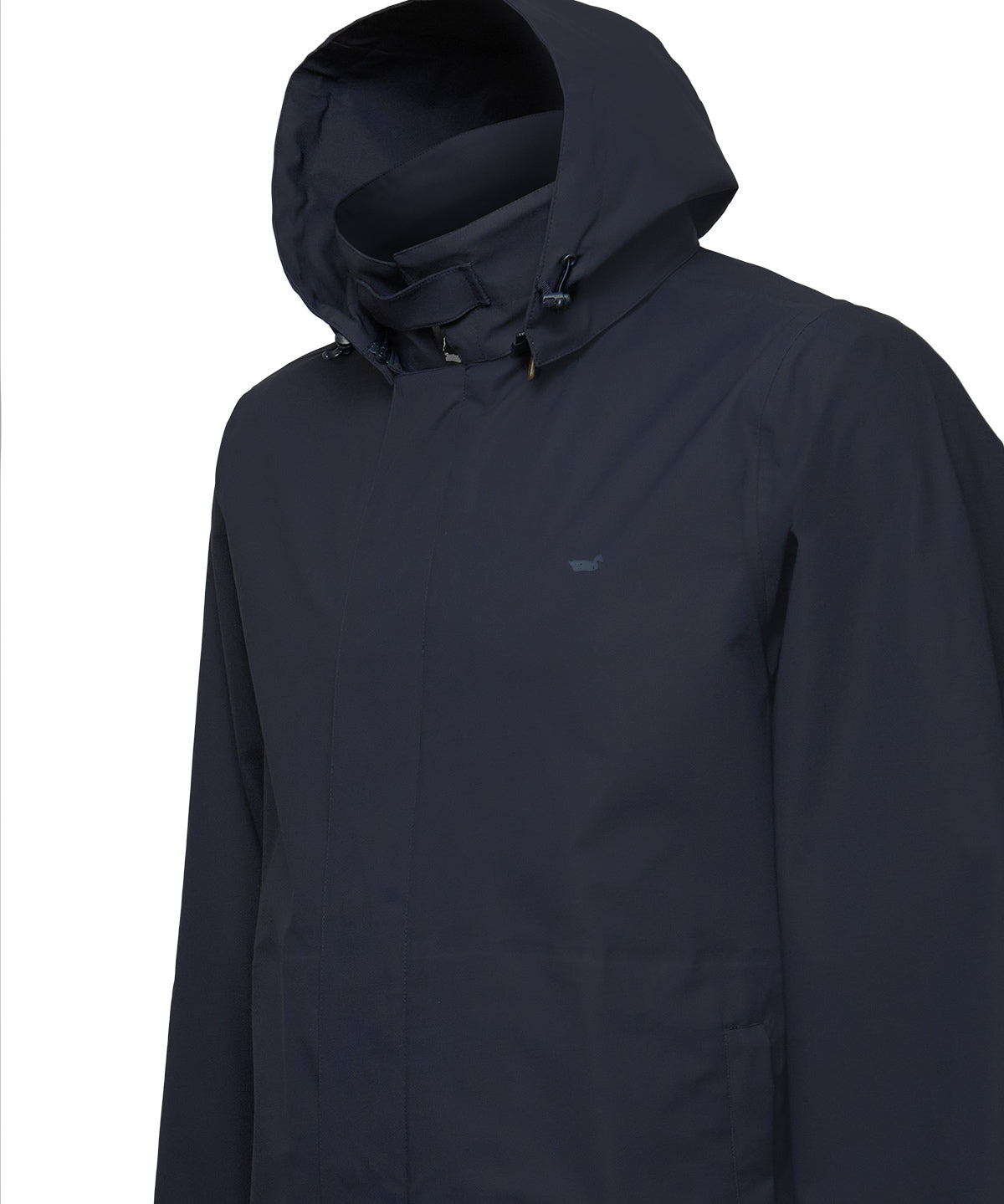 Impermeable Poliéster Reciclado Hombre Raincoat Azul Rockford