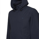 Impermeable Poliéster Reciclado Hombre Raincoat Azul Rockford