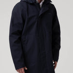 Impermeable Poliéster Reciclado Hombre Raincoat Azul Rockford
