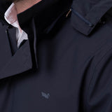 Impermeable Poliéster Reciclado Hombre Raincoat Azul Rockford