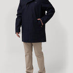 Impermeable Poliéster Reciclado Hombre Raincoat Azul Rockford