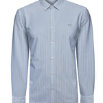 Camisa Algodón Hombre Rove Azul Rayas Rockford