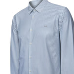 Camisa Algodón Hombre Rove Azul Rayas Rockford