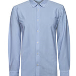 Camisa Algodón Hombre Rove Azul Rayas Rockford