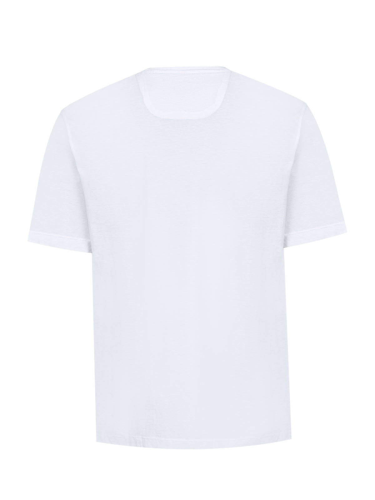Polera Algodón Orgánico Hombre Basic Blanco Rockford
