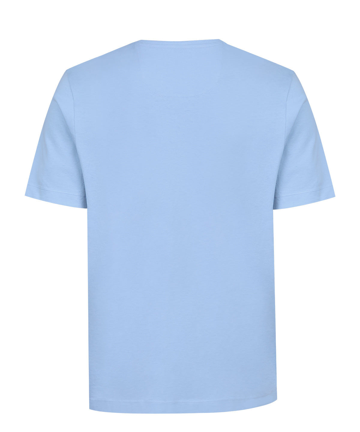 Polera Algodón Orgánico Hombre Basic Celeste Rockford