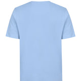 Polera Algodón Orgánico Hombre Basic Celeste Rockford