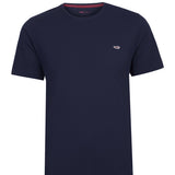 Polera Algodón Orgánico Hombre Basic Azul Rockford