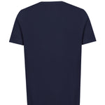 Polera Algodón Orgánico Hombre Basic Azul Rockford
