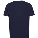 Polera Algodón Orgánico Hombre Basic Azul Rockford
