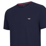 Polera Algodón Orgánico Hombre Basic Azul Rockford